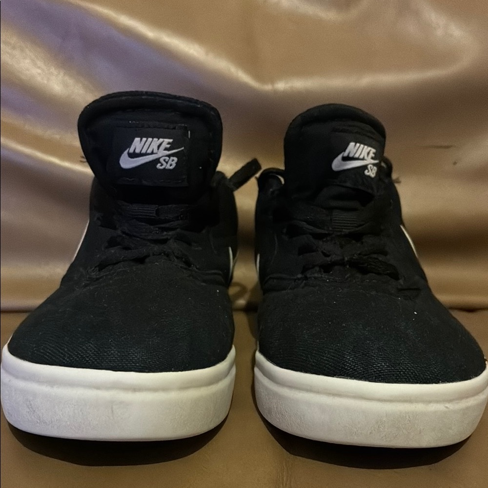 Nike Black and White Skateboarding Sneakers